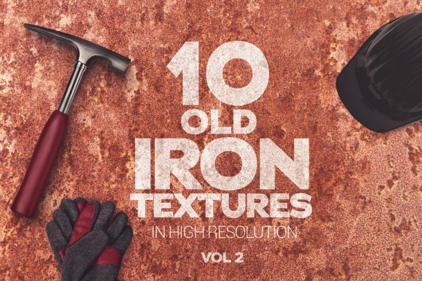 1 Old Iron Textures Vol 2 x10 (2340)
